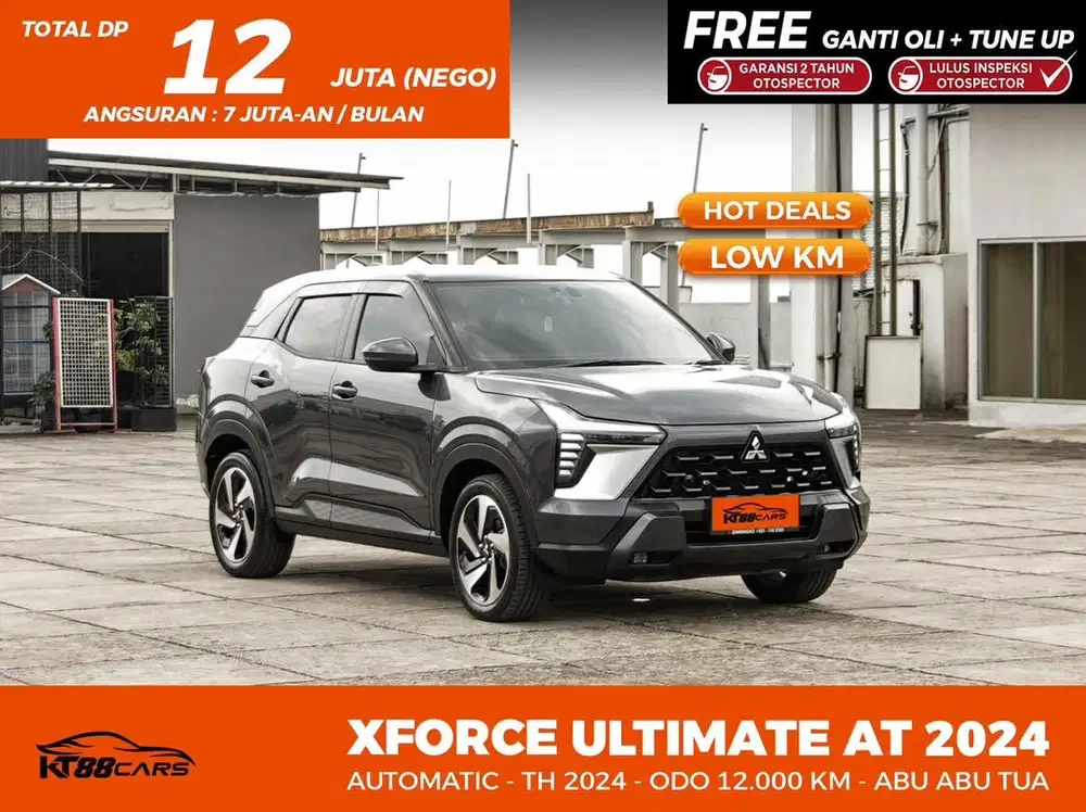 [BERGARANSI] MITSUBISHI XFORCE 1.5 ULTIMATE MATIC TAHUN 2024 LOW KM