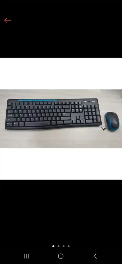Logitech MK275 Combo Keyboard dan Mouse Wireless