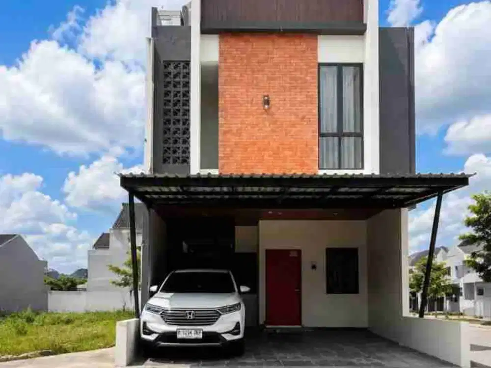 Jual Rumah Baru Siap Huni Cluster Di Cibubur Ciracas Jakarta Timur (Akses Jalan 2 Mobil)