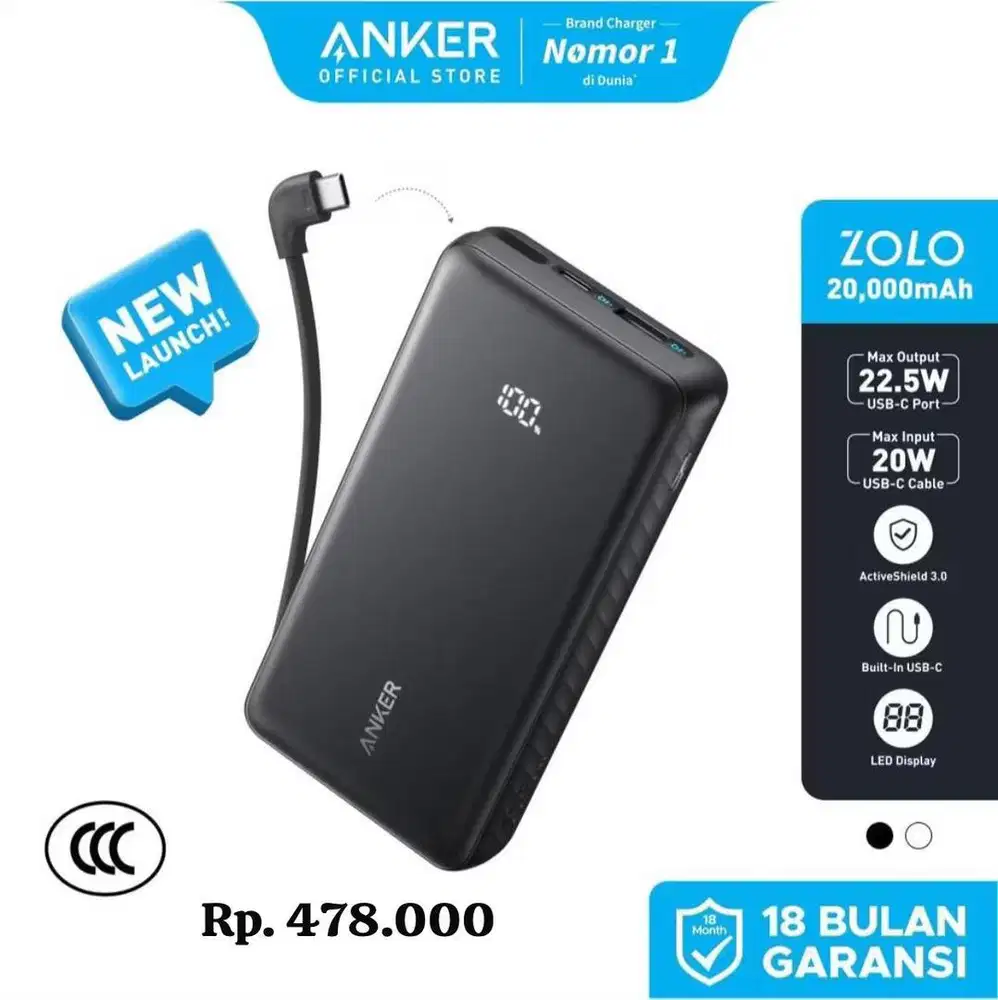 PB ANKER 20000mAh