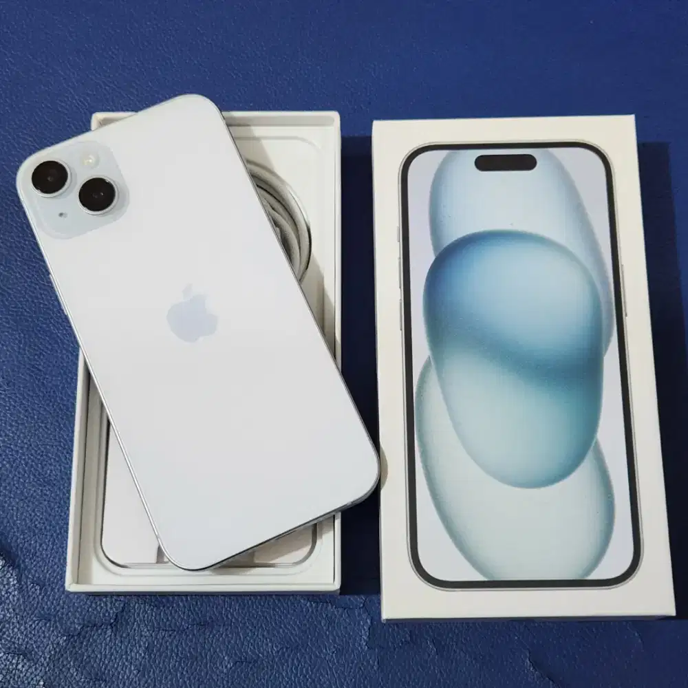 iPhone 15 plus 128gb fullset mulus no minus