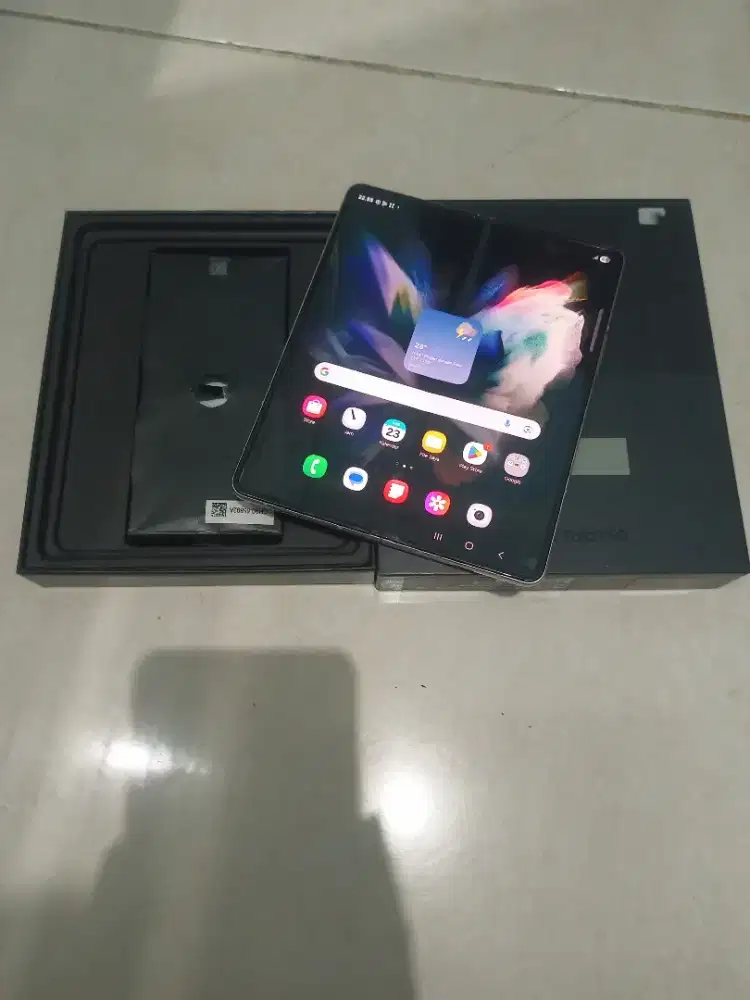 Samsung Z fold 3 12/256 sein Fullset no minuss