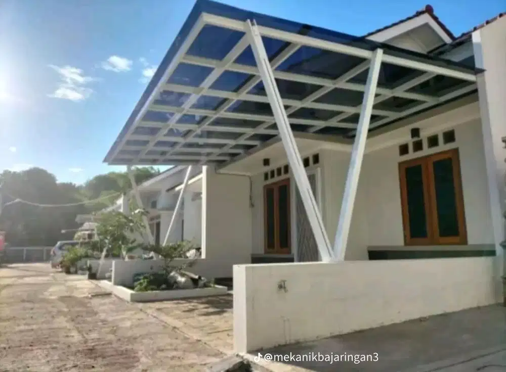 Kanopi terpasang