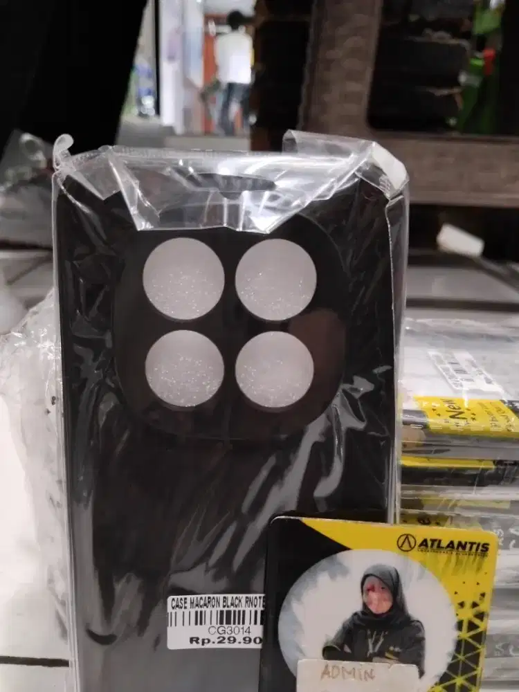 CASE MACARON BLACK RNOTE15 PRO+ | ATLANTIS DAHSYAT