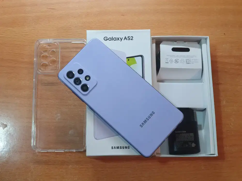 Samsung A52 NFC 8/256GB mulus fullset Resmi SEIN