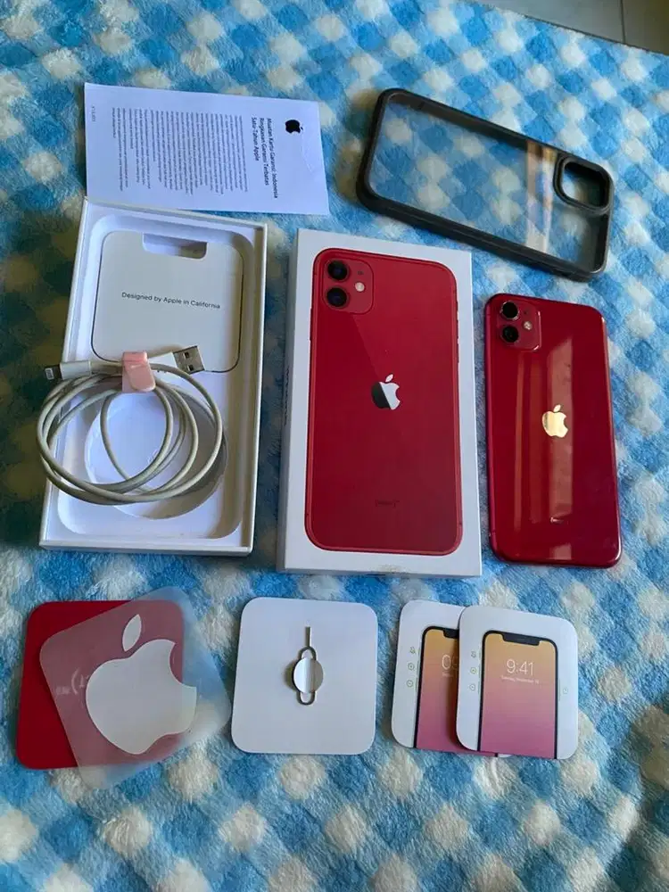 Iphone 11 64gb ex ibox merah