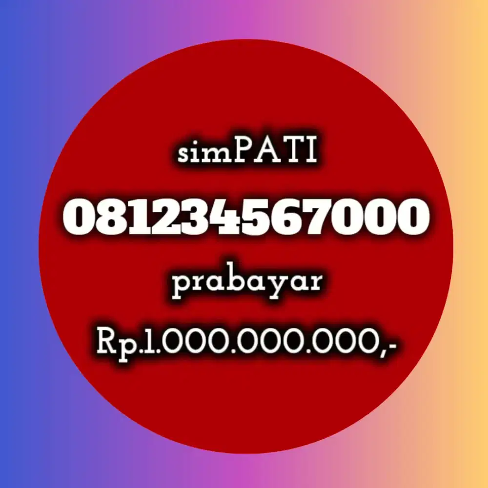 NOMOR CANTIK SIMPATI 7000