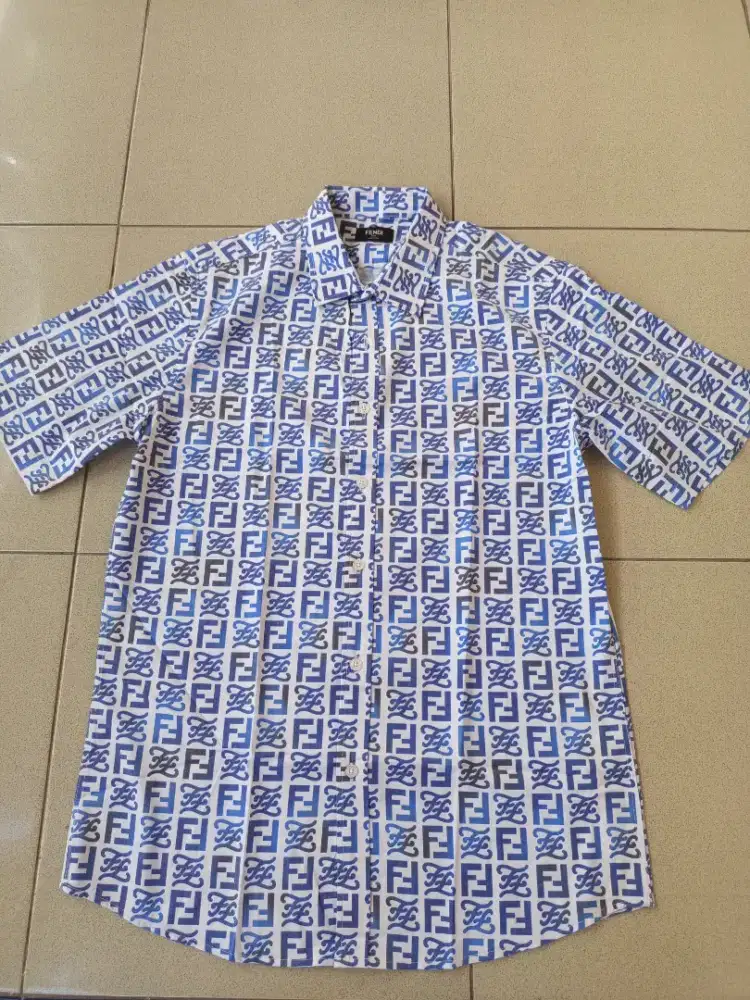 Kemeja fendi roma original