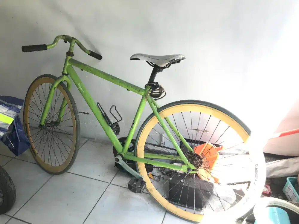 Dijual sepeda fixie bekas apa adanya