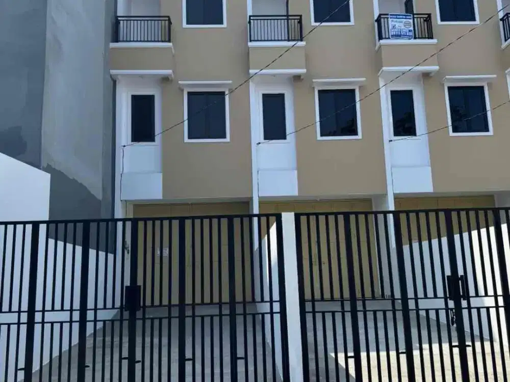 Dijual ruko brand new siap pakai hadap timur strategis di jelambar jakarta barat