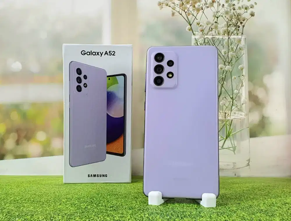 Samsung A52 NFC 128GB mulus fullset Resmi SEIN