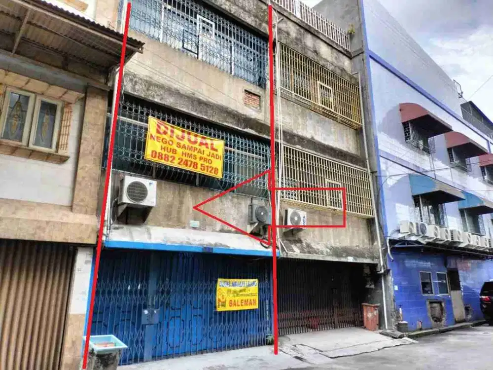 ruko bandengan jakarta barat