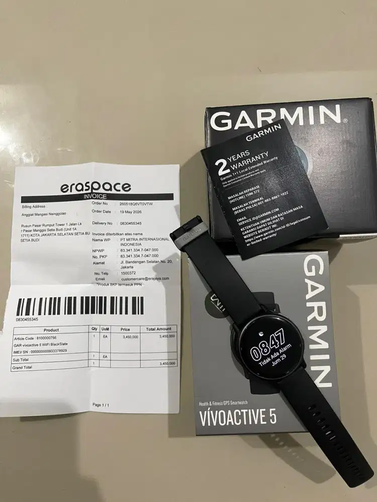 Jual GARMIN VIVOACTIVE 5