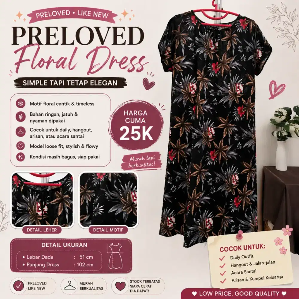FLORAL DRESS PRELOVED