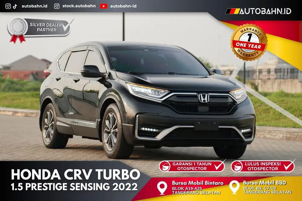 #Team Sensing! Honda CRV Turbo 1.5 Prestige Sensing 2022 Black X1
