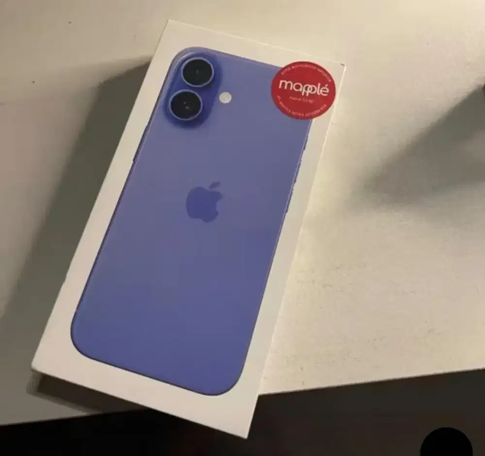 Dijual iPhone 16 128 warna ultramarine masih segel resmi digimap