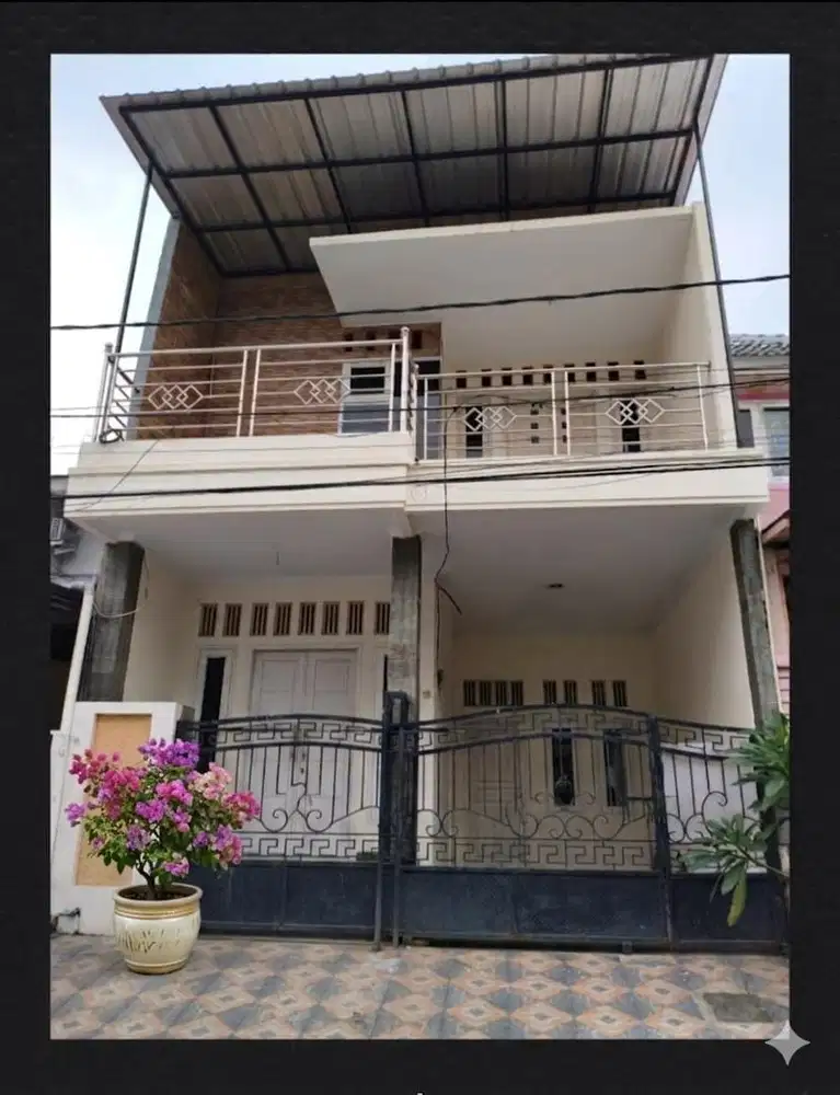 Dijual cepat rumah 21/4 lantai di duta bumi harapan indah bekasi
