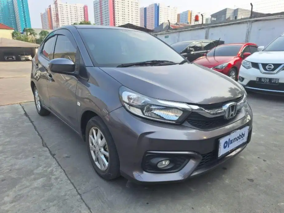 DP MURAH Honda Brio Satya 1.2 E Bensin-AT 2020 Abu-Abu CKOYB
