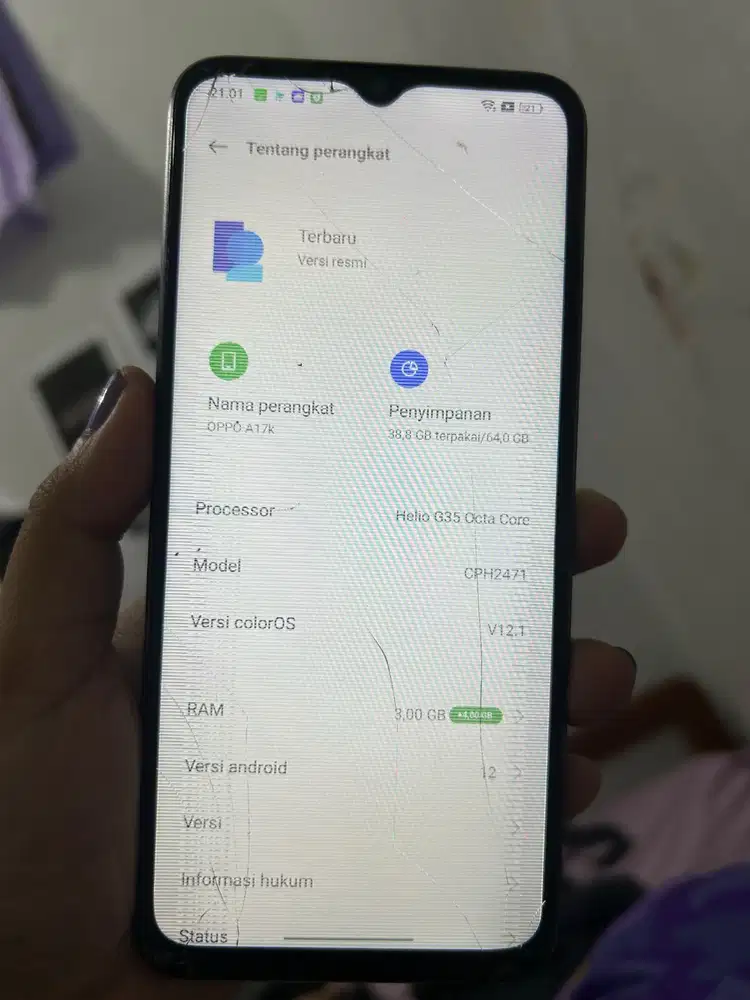 Oppo a17k second