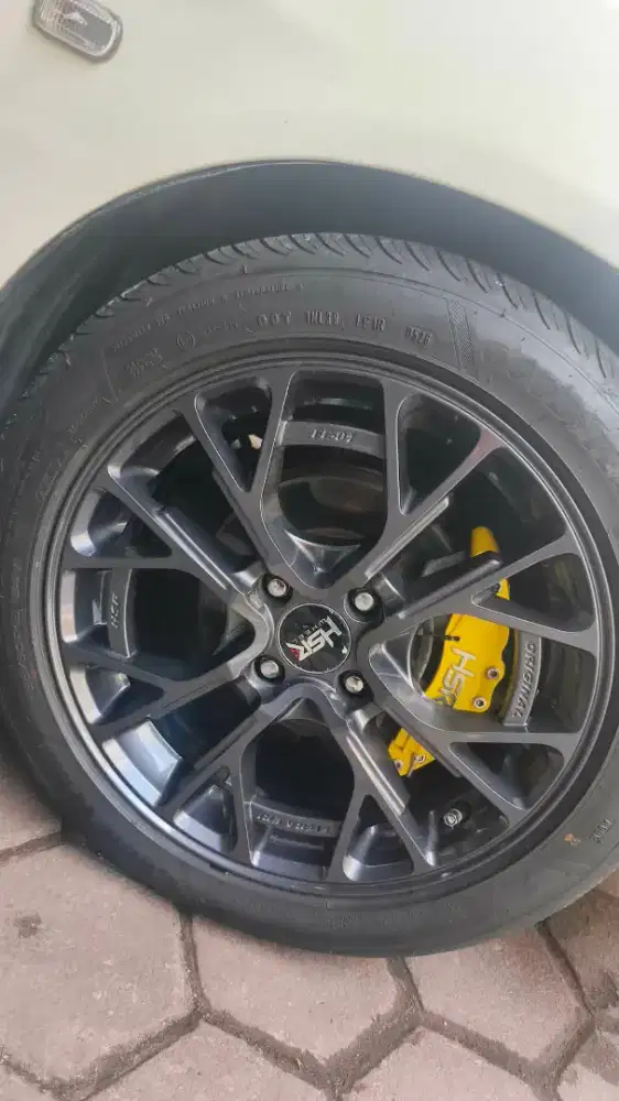 Velg & Ban Ring 16, Lebar 7, offset 42, hole 4x100, Ban 195/50R16