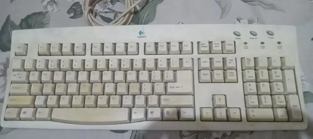 Logitech keyboard PC vintage ori nego cod rungkut gan