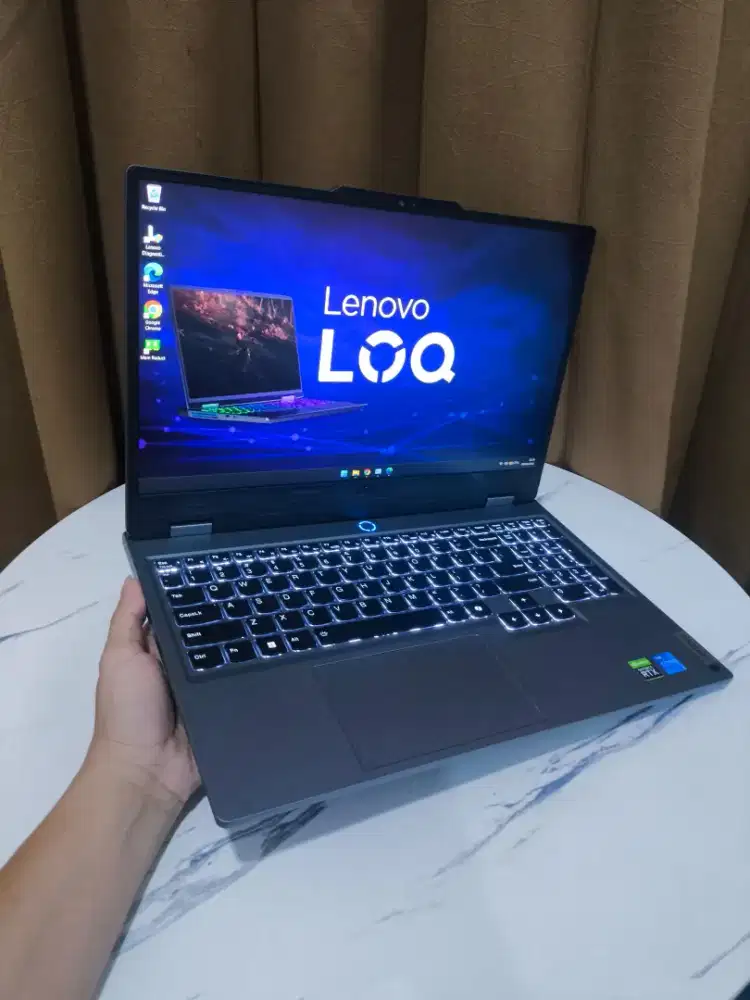 Laptop RENDER Lenovo LOQ NVIDIA RTX RAM 12Gb SSD 512Gb FULLSET GARANSI