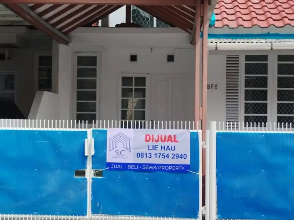 Dijual Rumah Paling Murah di Banjar Wijaya Cluster Cemara Cipondoh, Kota Tangerang