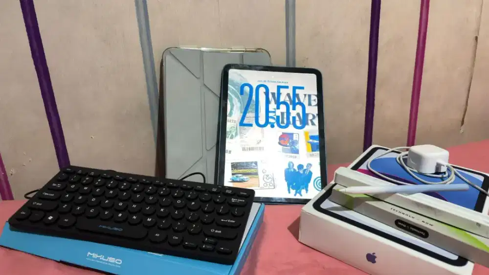 iPad Gen 11 / A16 Mulus Fullset + Pen + Keyboard + Casing + BH 100% ++