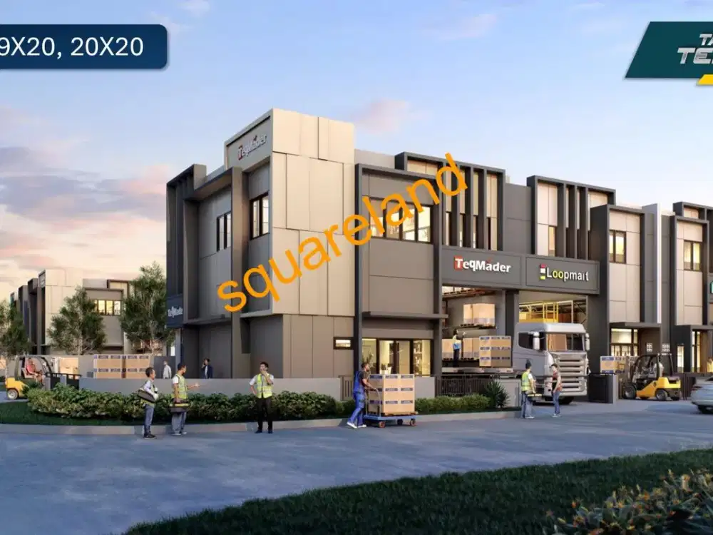 RUKO GUDANG MULTIGUNA TAMAN TEKNO X BSD CITY 4 IN 1 SHOWROOM STORE OFFICE WORKSHOP WAREHOUSE