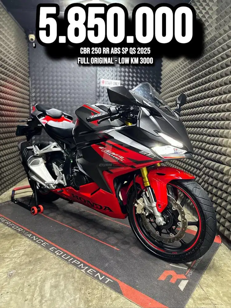 CBR 250 RR OR CBR 250RR ABS SP QS 2025 LOW KM 3XXX FULL ORIGINAL