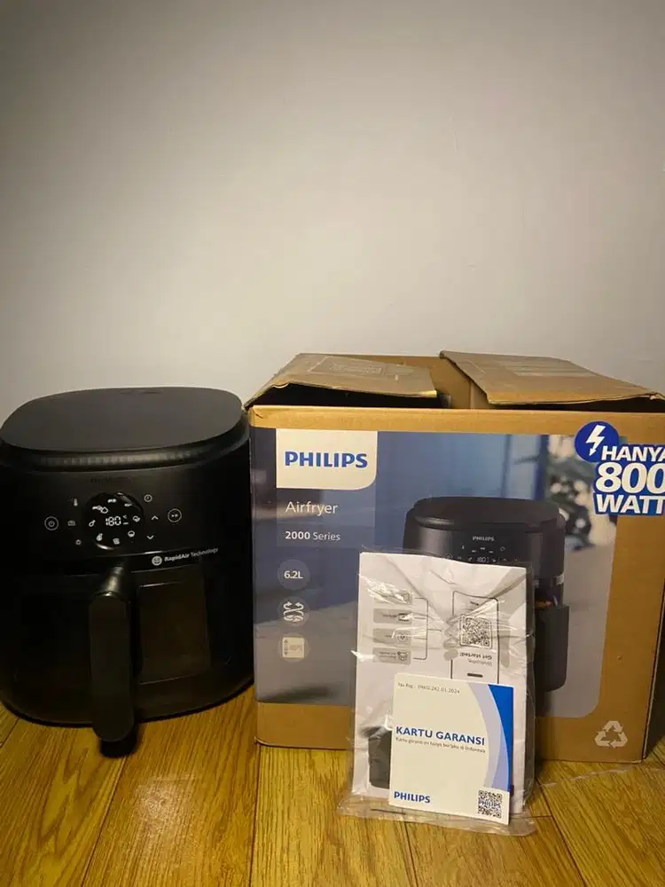 Philips Air Fryer 2000 Series 6.2L – BNIB & Garansi