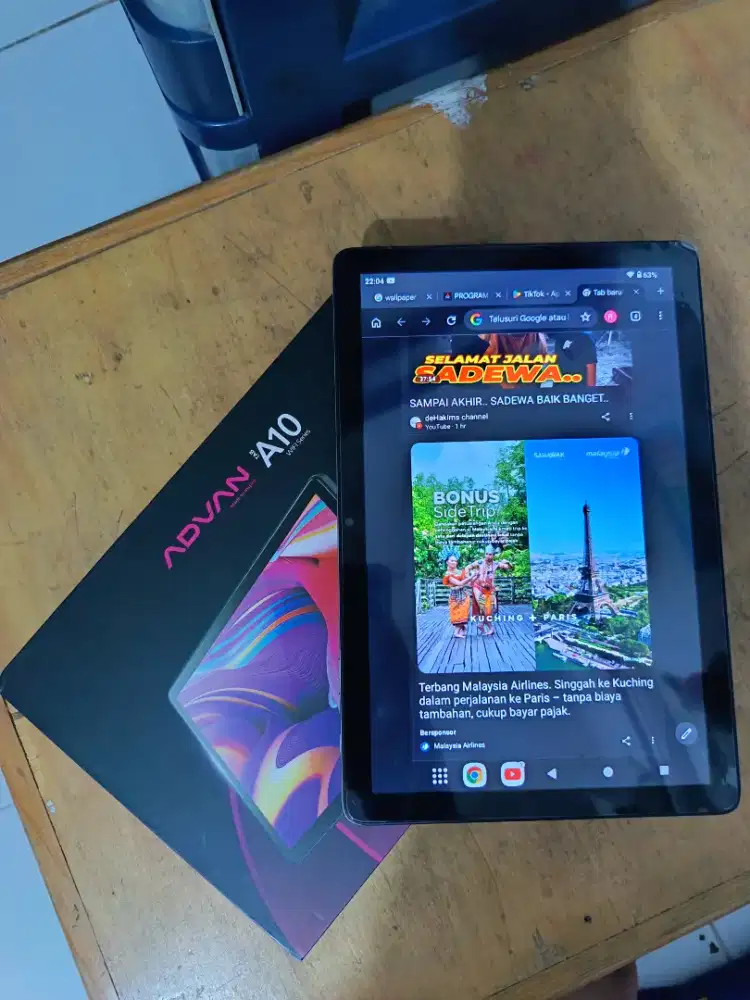 Tab Advan A10  RAM 4/64