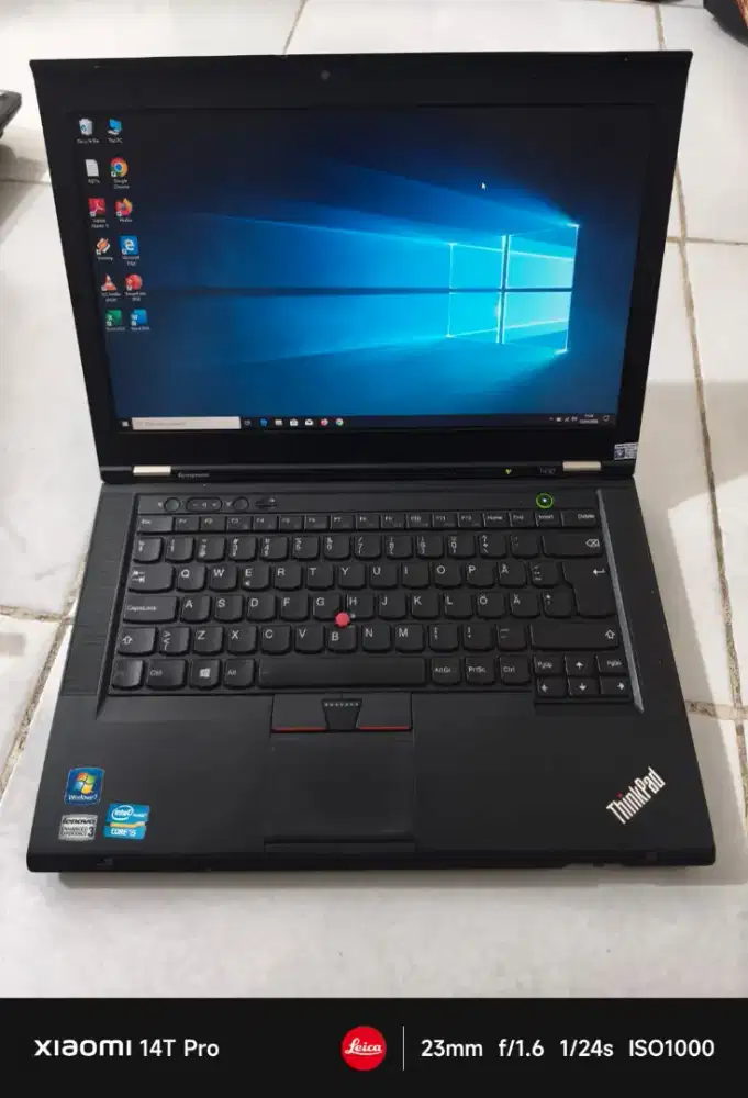 Lenovo Thinkpad T430 core i5 -3320M ram 8gb SSD 128gb kondisi normal