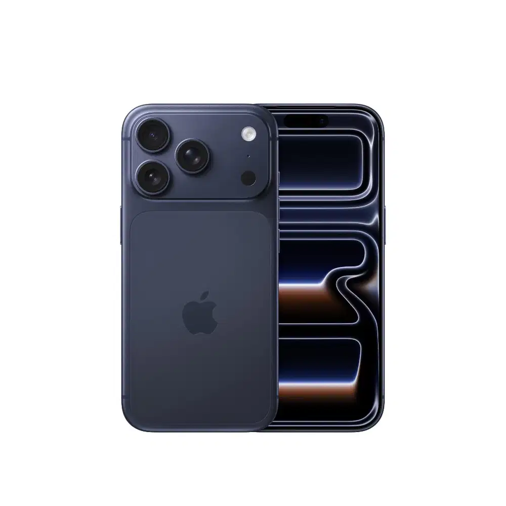 Dijual iPhone 17 pro 256 GB night blue super mulus full set ori iBox