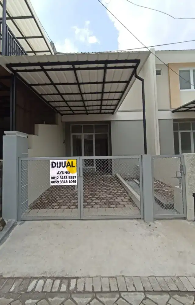 Rmh baru 2 Lt+split level siap huni di Puri Lidah Kulon Sby