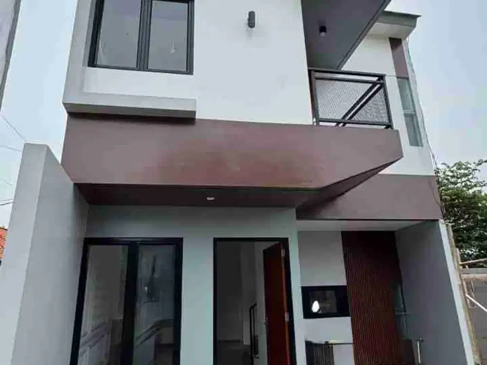 Rumah Modern Harga Terjangkau lokasi 15 menit ke Stasiun Depok