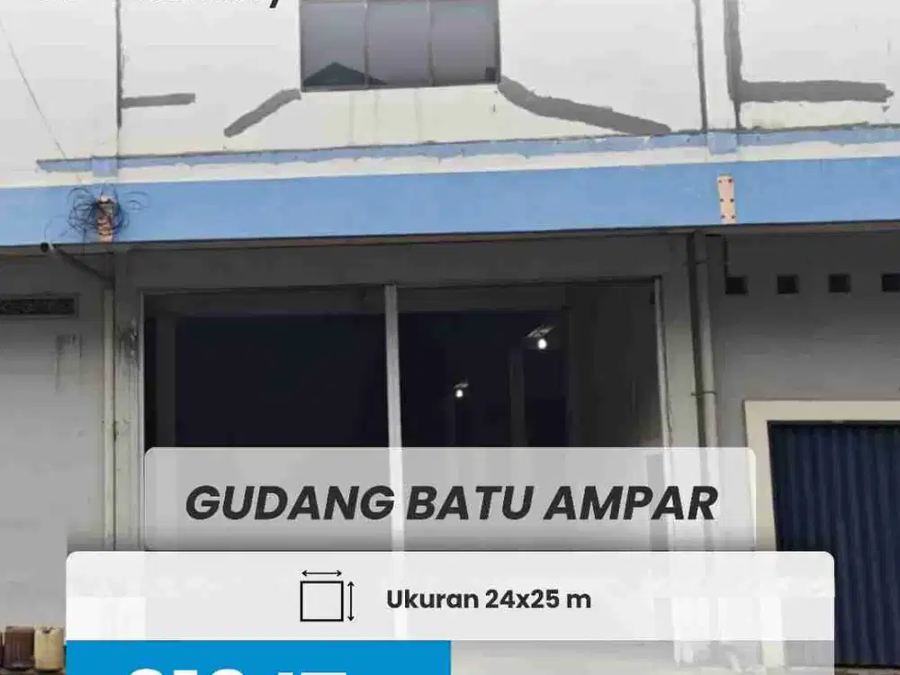 DISEWAKAN GUDANG STRATEGIS, BATU AMPAR, BATAM