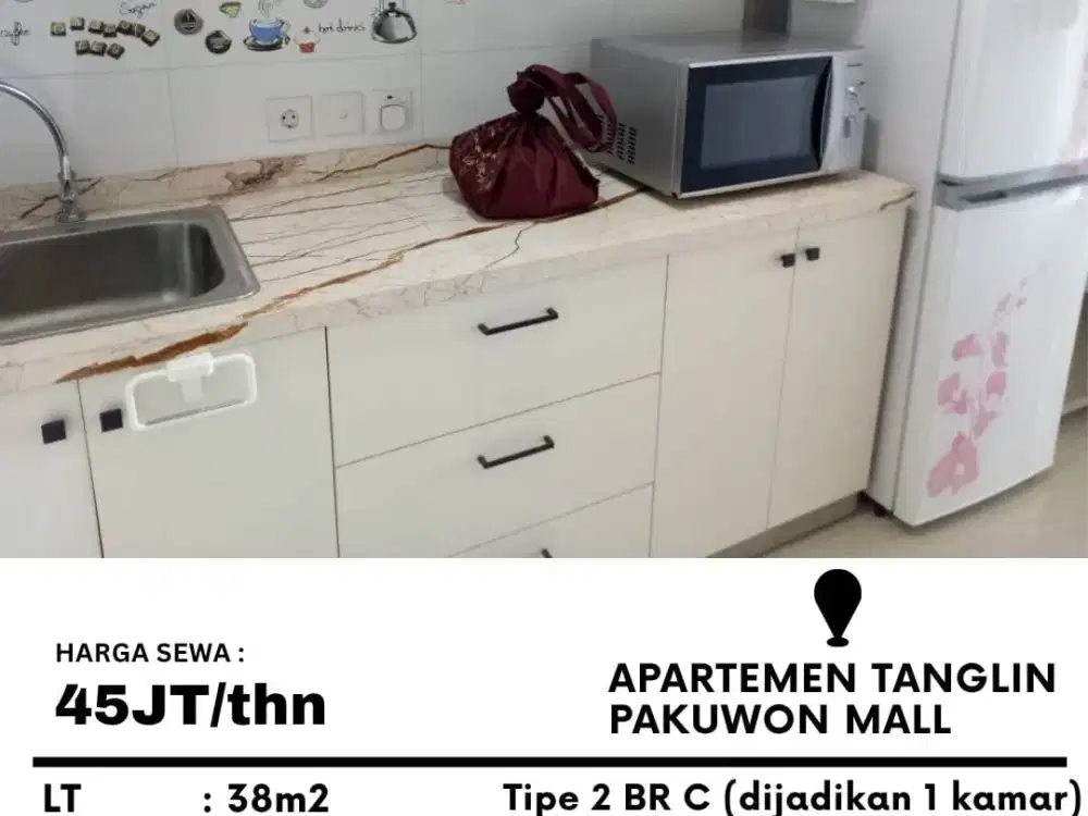 Apartement Tanglin Pakuwon Mall 2BR
