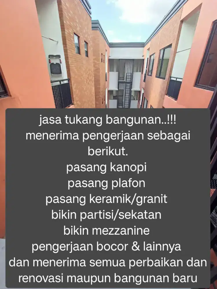 (Tukang bangunan) jasa perbaikan, renovasi dan bangun baru Tangerang