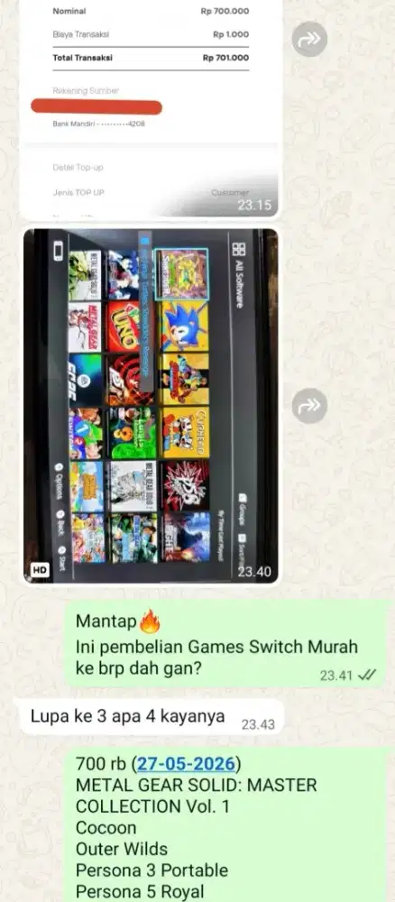 Promo Games OFW Nintendo Switch OLED V2 V1 LITE NS2