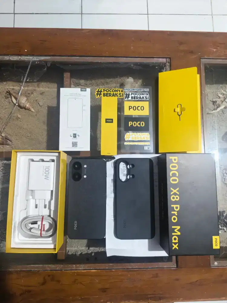 POCO X8 PRO MAX 12/512 Black 2 minggu Fullset Like New