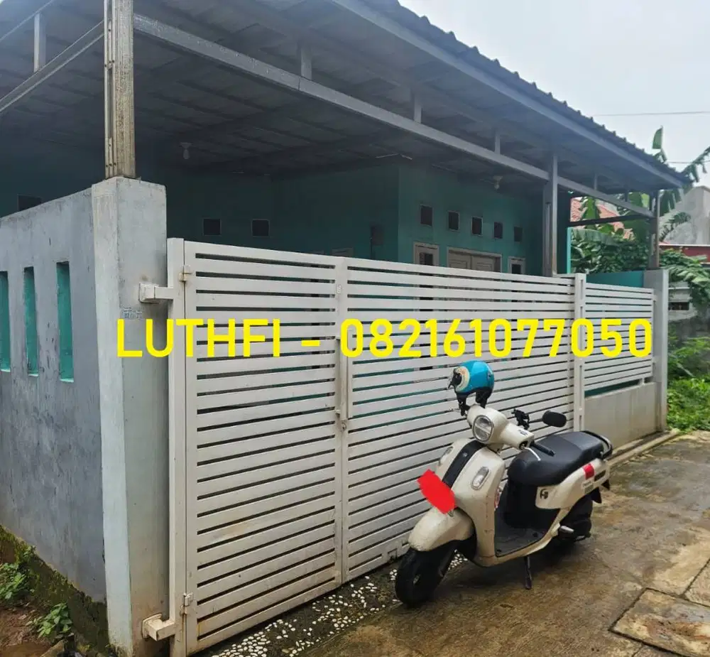 RUMAH DEKAT PINTU TOL DAN STASIUN LRT, BEBAS BANJIR DAN SIAP HUNI, SHM
