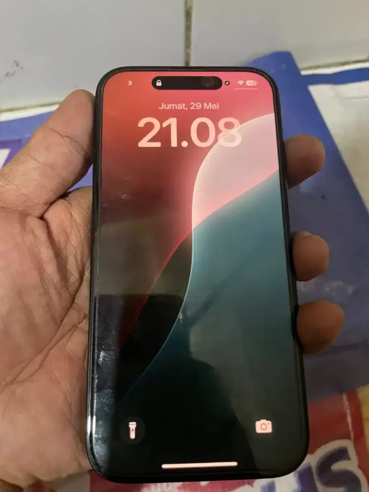 IPHONE 15 BLACK 128GB EX IBOX MULUS FULSET ORIGINAL
