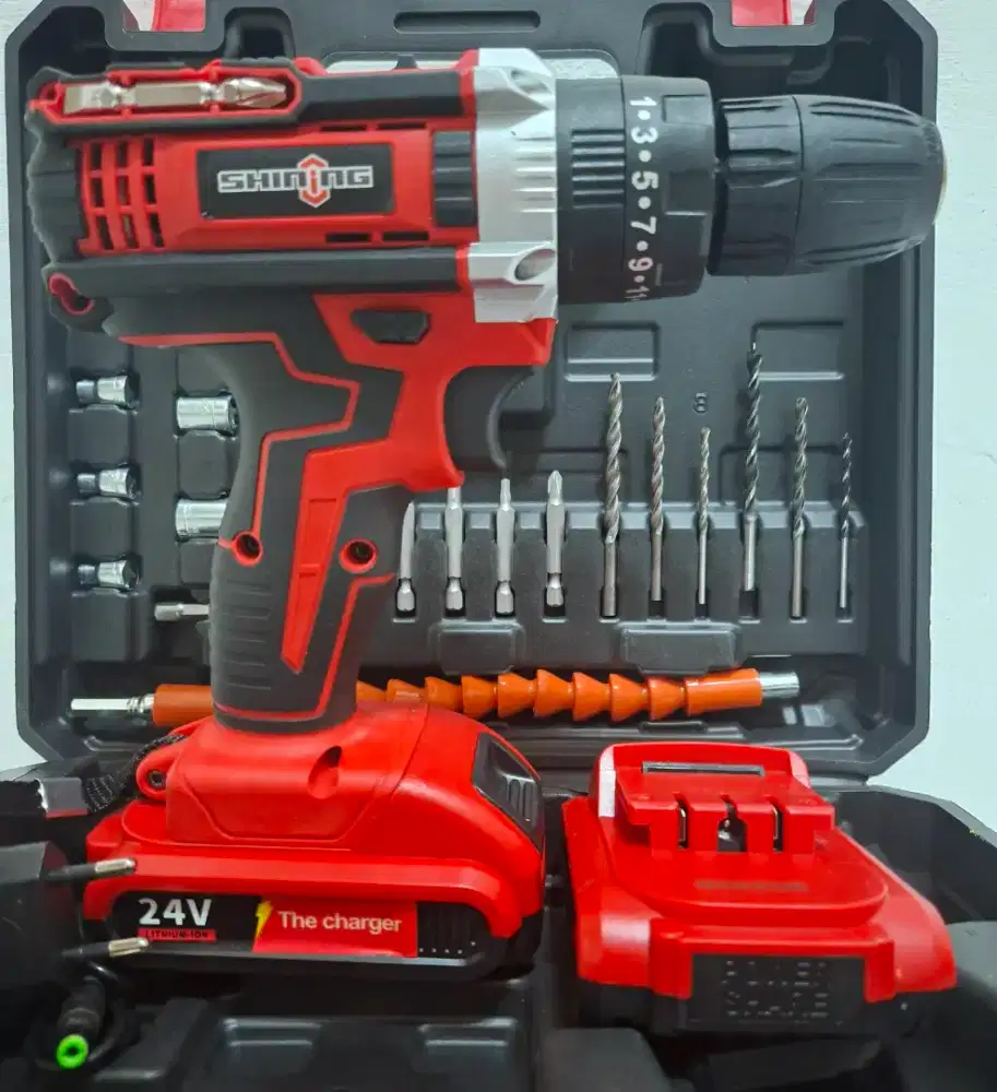 Baru bor cordless 2 batere lithium brushless