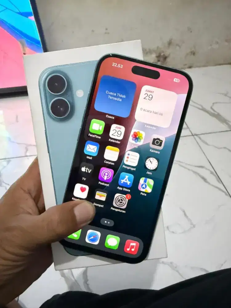 Iphone 16 128gb warna Teal (iBox)