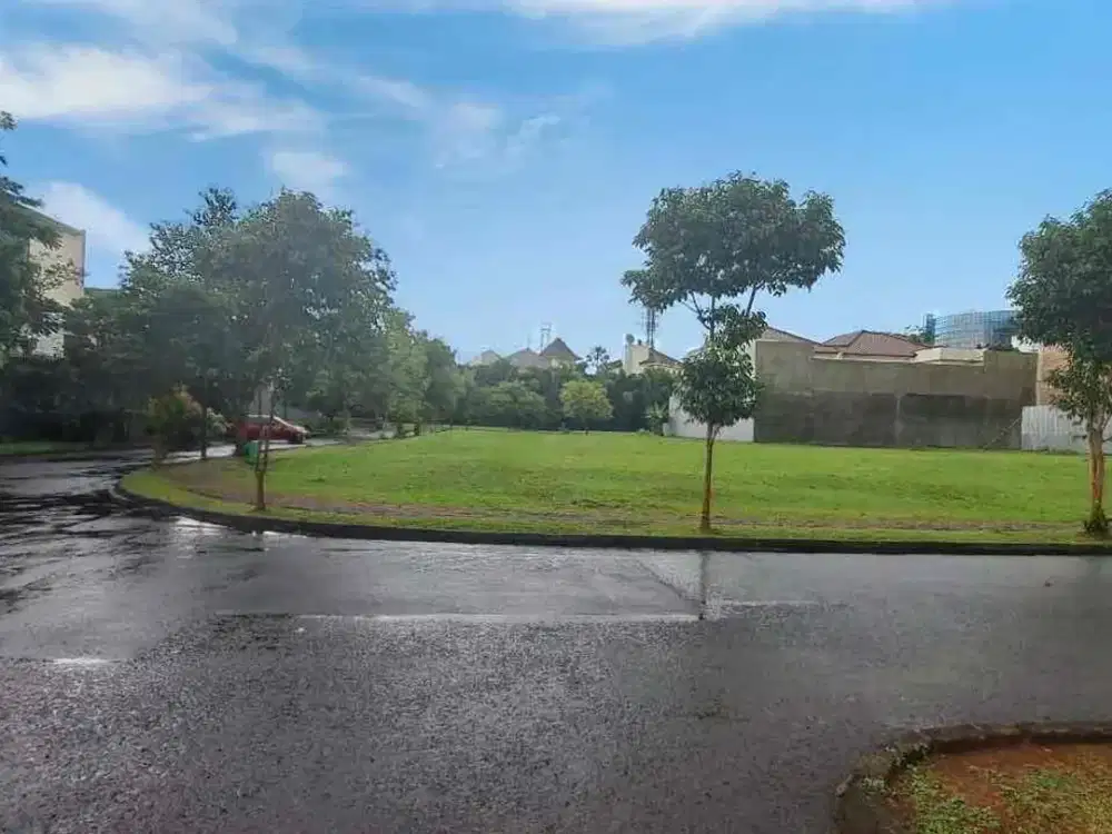 kavling Huk Kotak Hadap Barat di Bukit Terrace Golf BSD City