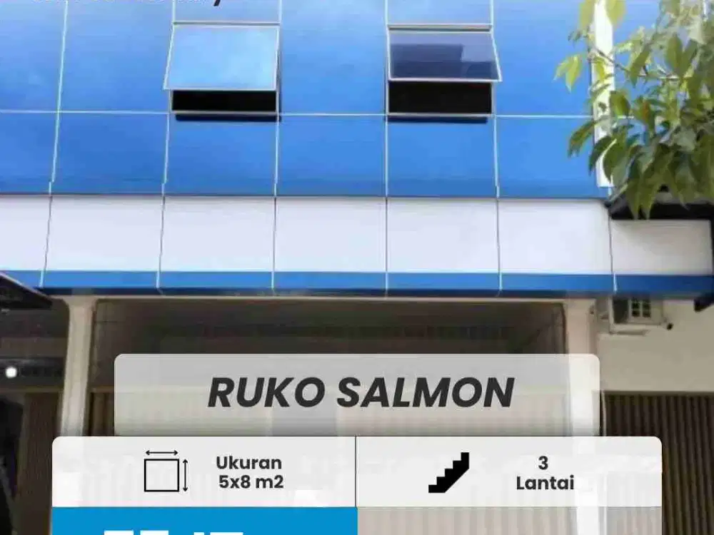 DISEWAKAN RUKO 3 LANTAI SALMON, BENGKONG