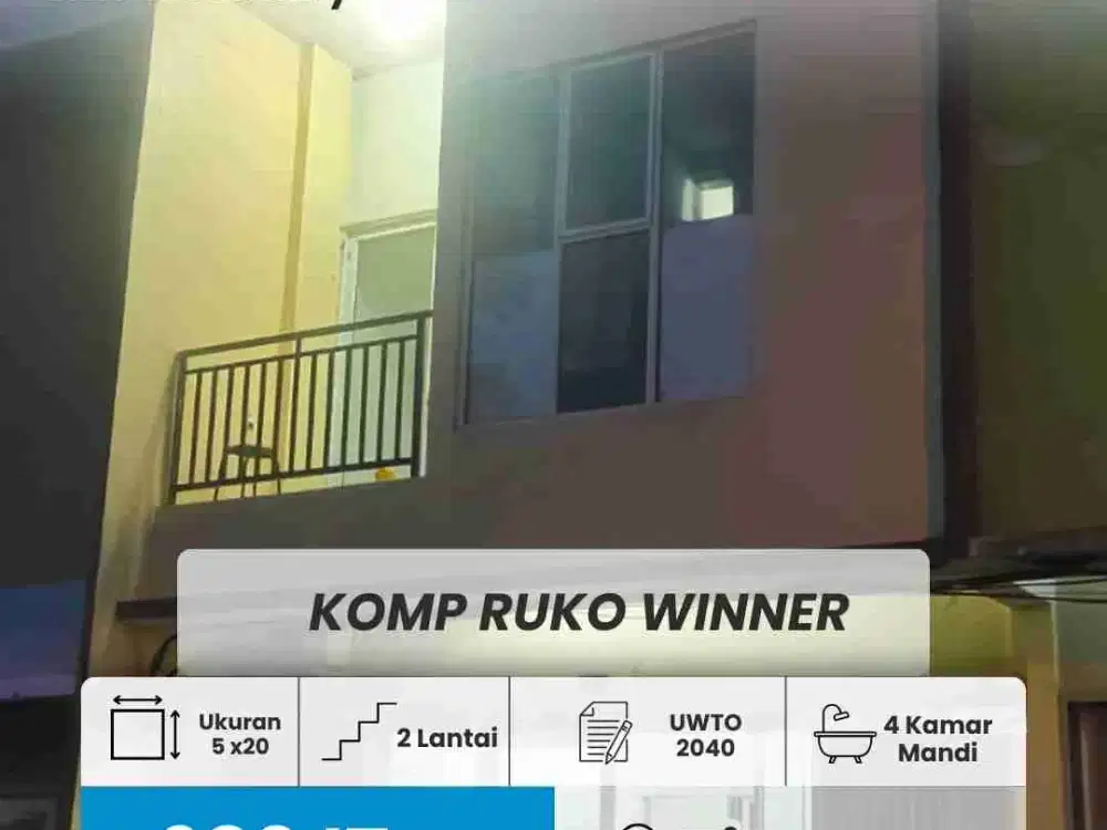 DIJUAL RUKO 2 LANTAI KOMPLEK WINNER, TIBAN, BATAM