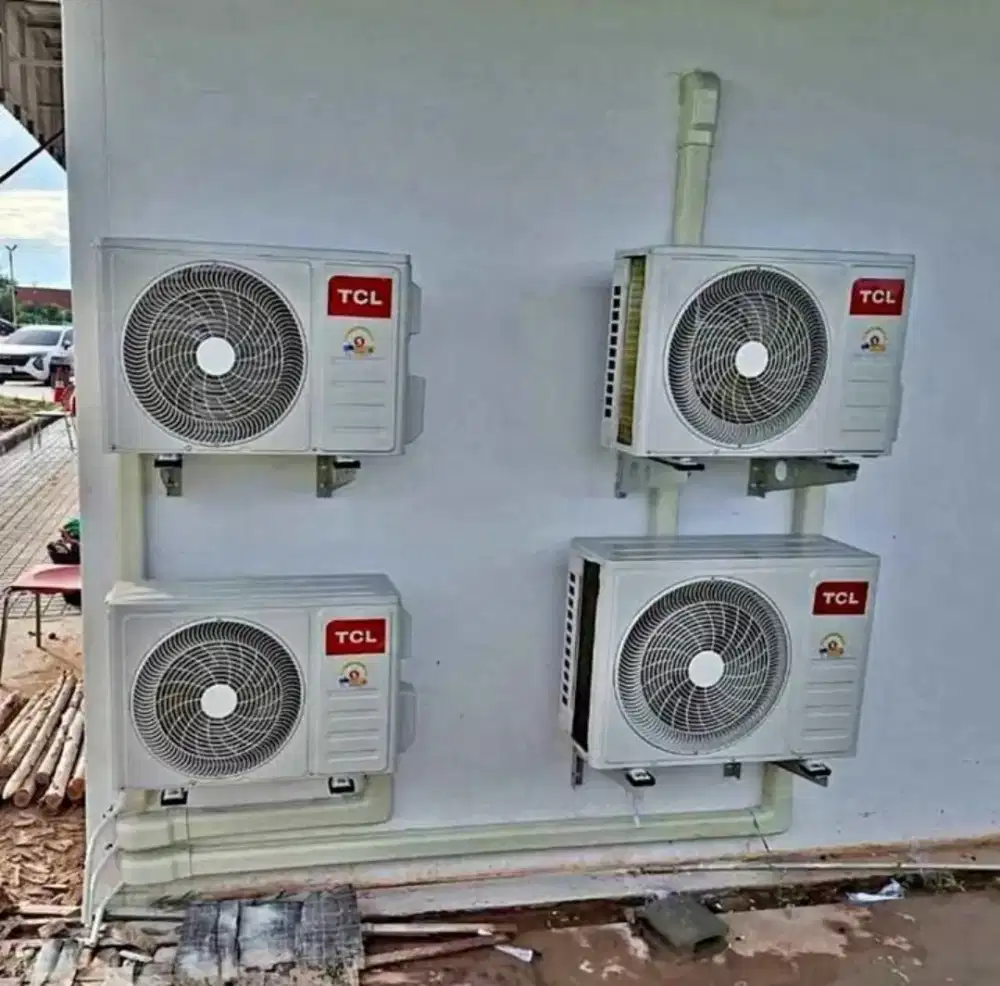 Service AC, bongkar pasang AC cuci AC, tambah/isi freon, vakum AC. Dll