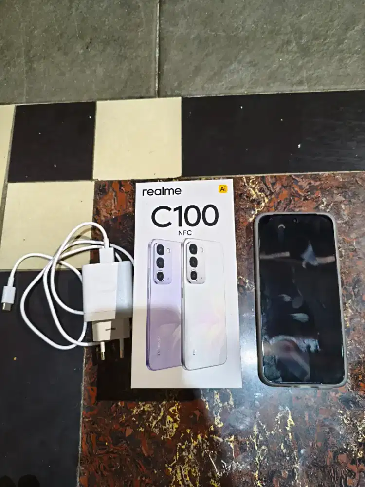 Realme c100 8/256 fullset murah